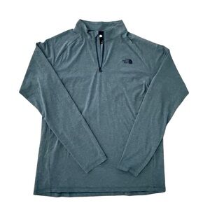 ⚜️ The North Face ⚜️ Slate Blue Quarter-Zip Long-Sleeved Men’s Top